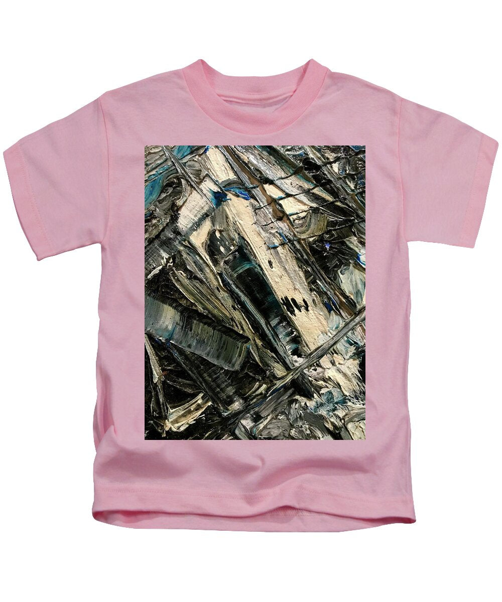 Blue Scrape - Kids T-Shirt