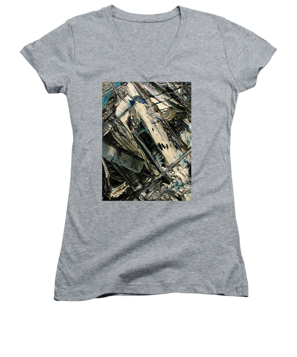 Blue Scrape - Women's V-Neck