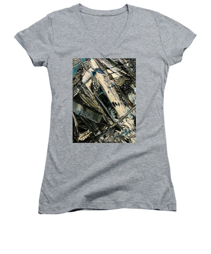 Blue Scrape - Women's V-Neck