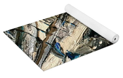 Blue Scrape - Yoga Mat
