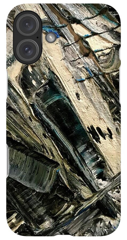 Blue Scrape - Phone Case