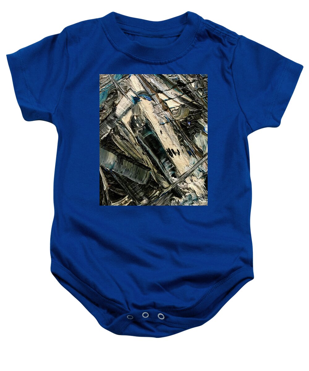 Blue Scrape - Baby Onesie