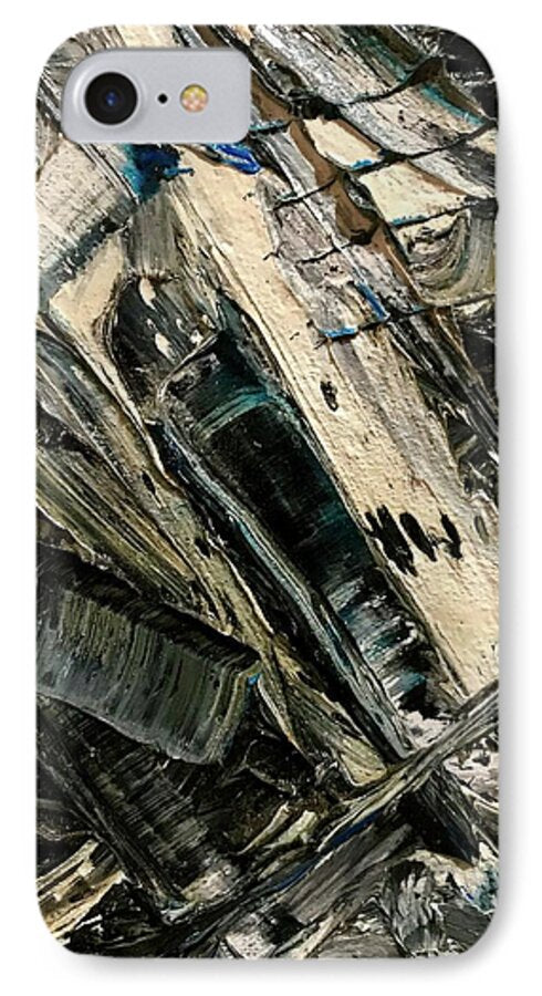 Blue Scrape - Phone Case