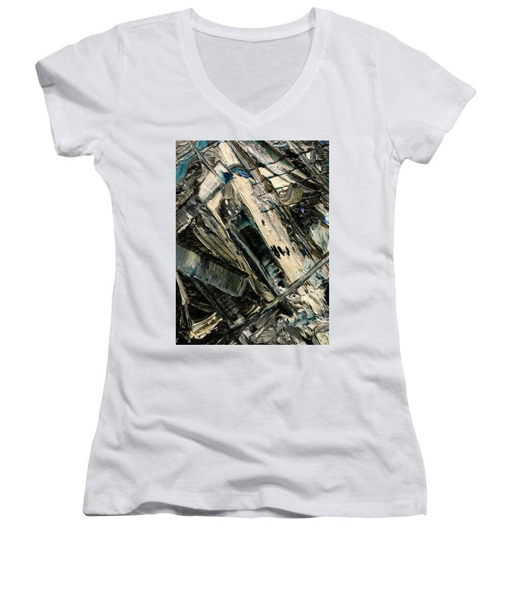 Blue Scrape - Women's V-Neck