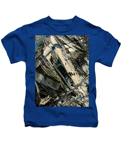 Blue Scrape - Kids T-Shirt