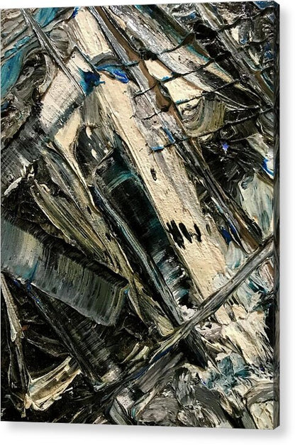 Blue Scrape - Acrylic Print