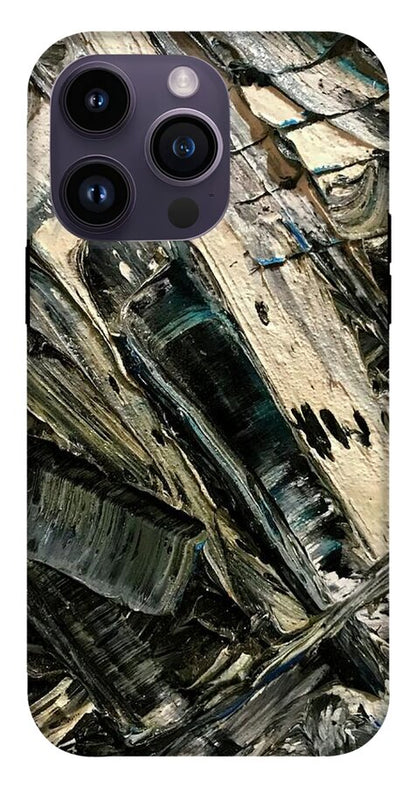 Blue Scrape - Phone Case