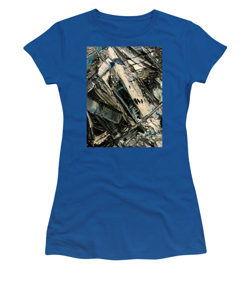 Blue Scrape - Women's T-Shirt