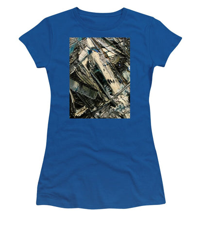 Blue Scrape - Women's T-Shirt
