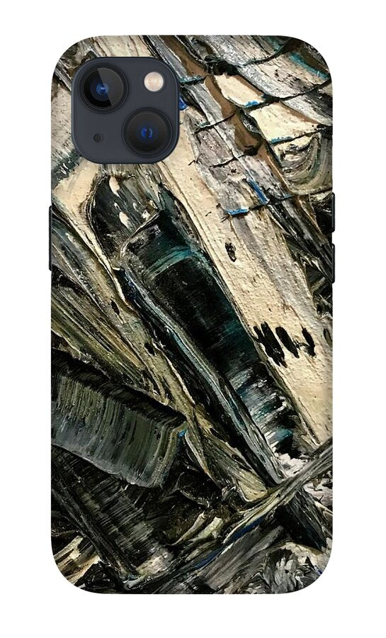 Blue Scrape - Phone Case