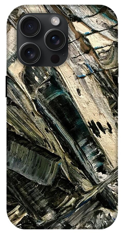 Blue Scrape - Phone Case