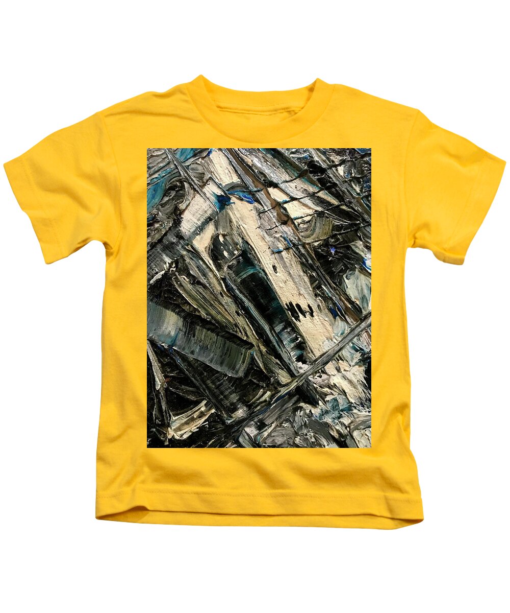 Blue Scrape - Kids T-Shirt