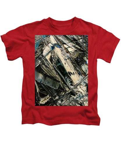 Blue Scrape - Kids T-Shirt