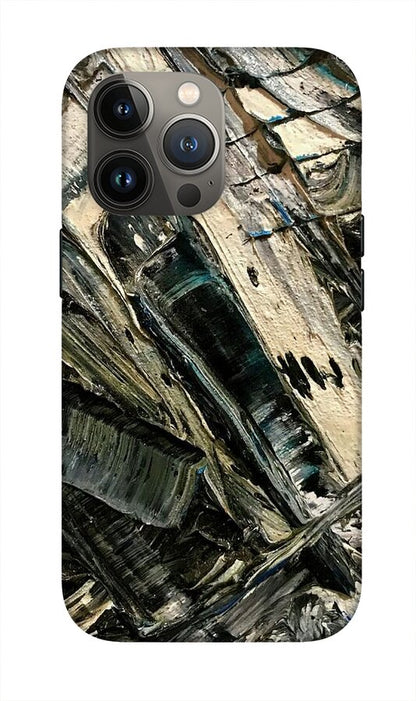 Blue Scrape - Phone Case