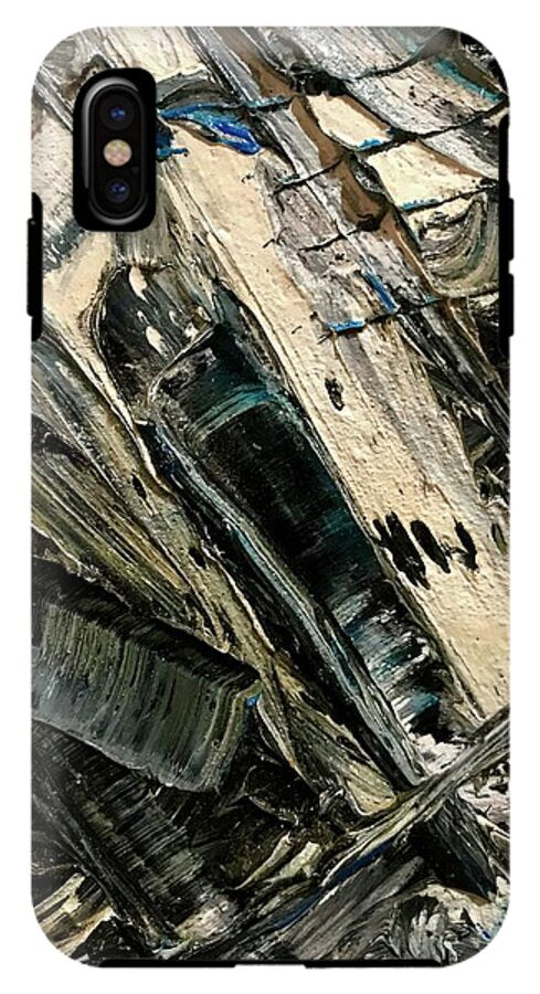 Blue Scrape - Phone Case