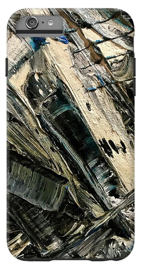 Blue Scrape - Phone Case