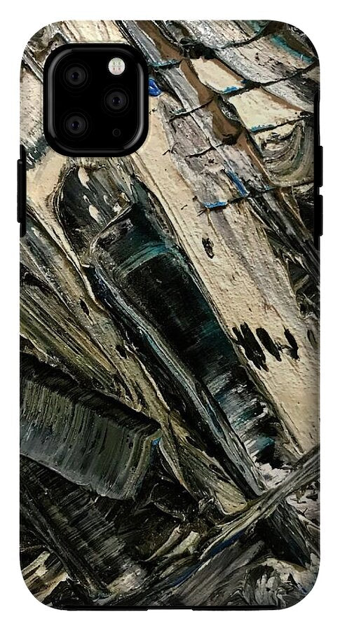 Blue Scrape - Phone Case