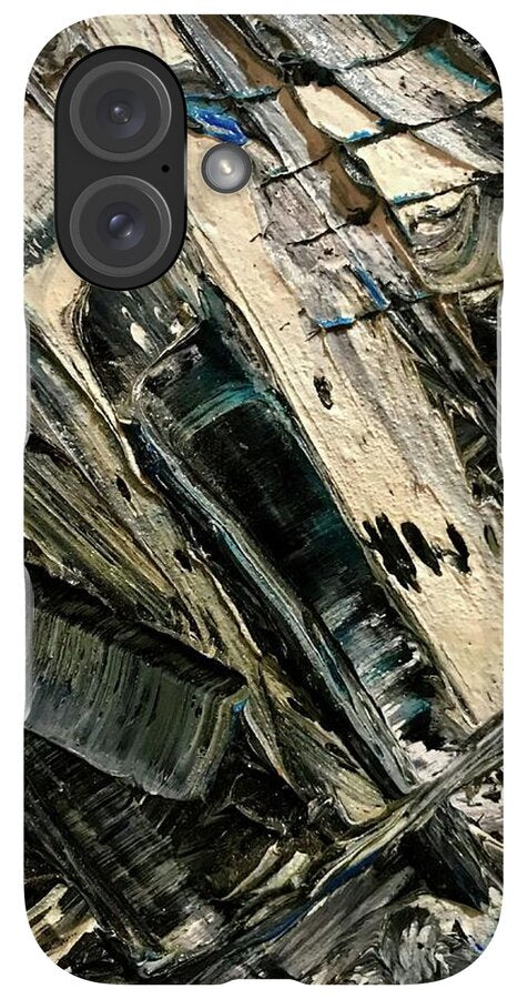 Blue Scrape - Phone Case