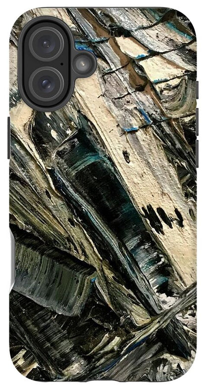 Blue Scrape - Phone Case