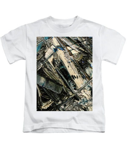 Blue Scrape - Kids T-Shirt