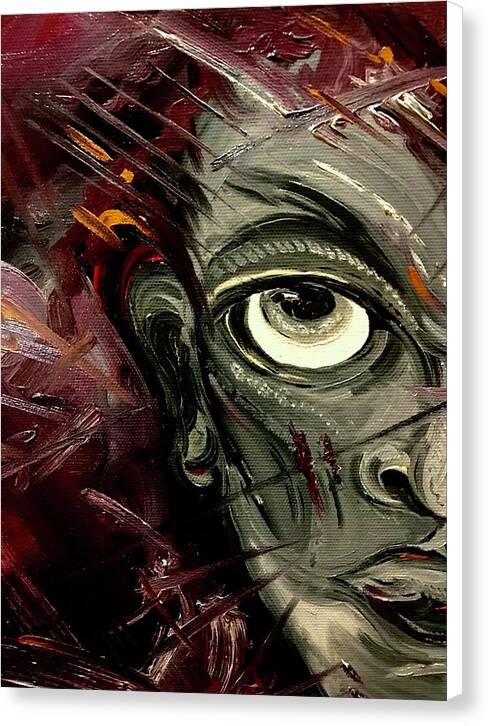 Boy Hell Half - Canvas Print
