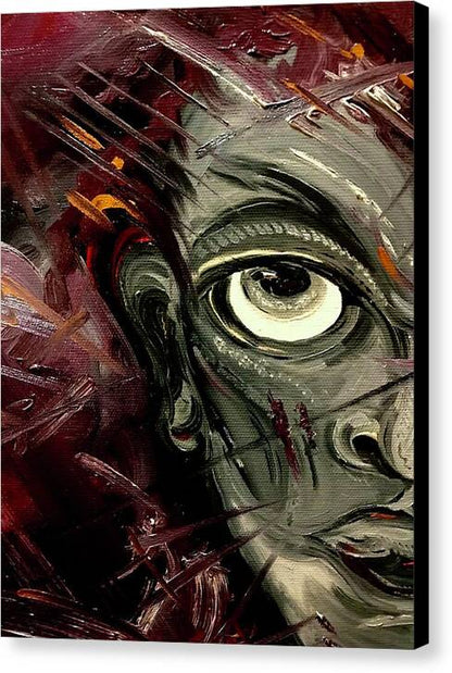 Boy Hell Half - Canvas Print