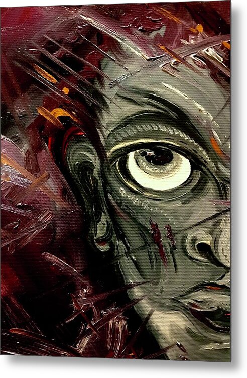 Boy Hell Half - Metal Print
