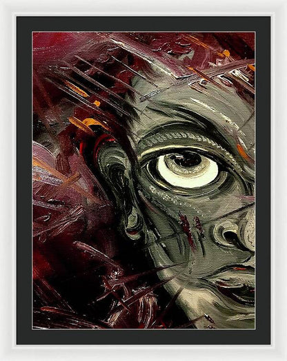 Boy Hell Half - Framed Print