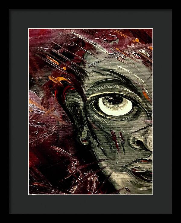 Boy Hell Half - Framed Print