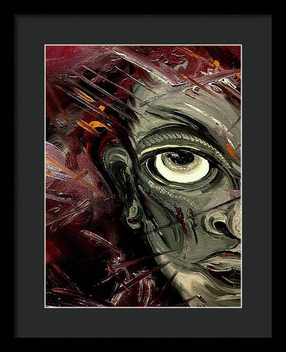 Boy Hell Half - Framed Print
