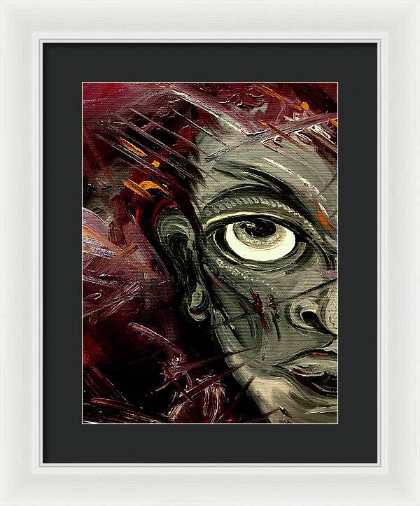 Boy Hell Half - Framed Print