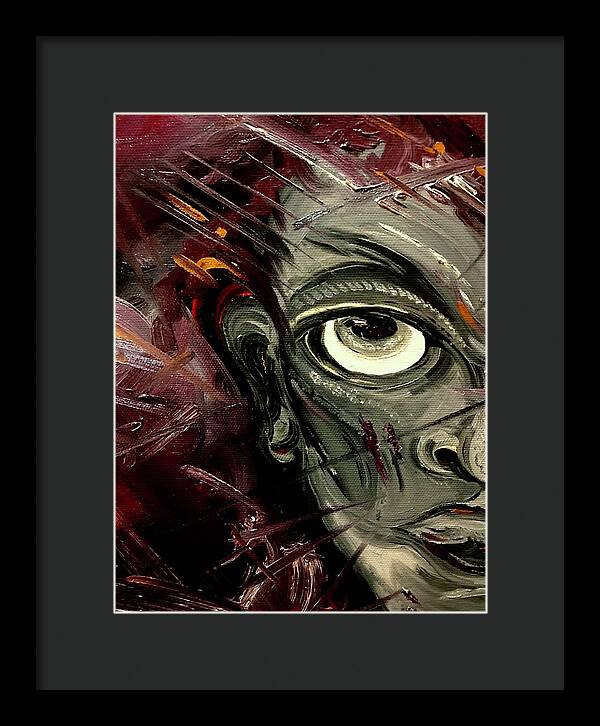 Boy Hell Half - Framed Print