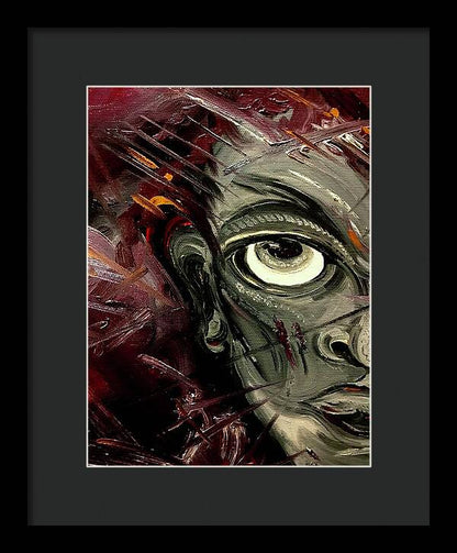 Boy Hell Half - Framed Print