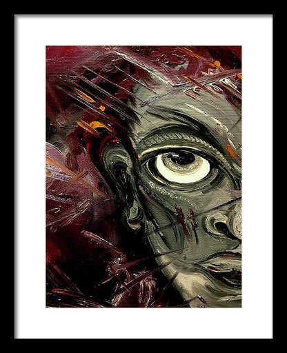 Boy Hell Half - Framed Print