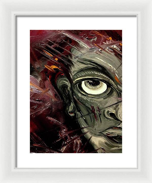 Boy Hell Half - Framed Print
