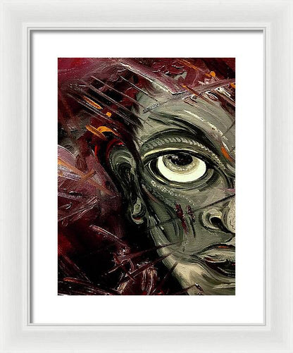 Boy Hell Half - Framed Print
