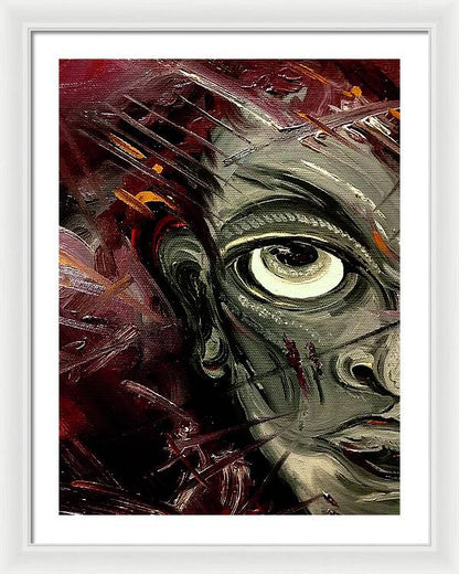 Boy Hell Half - Framed Print
