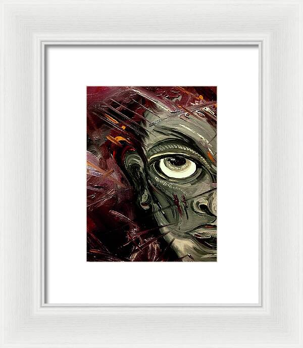 Boy Hell Half - Framed Print
