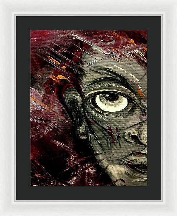 Boy Hell Half - Framed Print