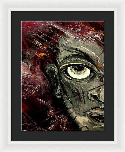 Boy Hell Half - Framed Print