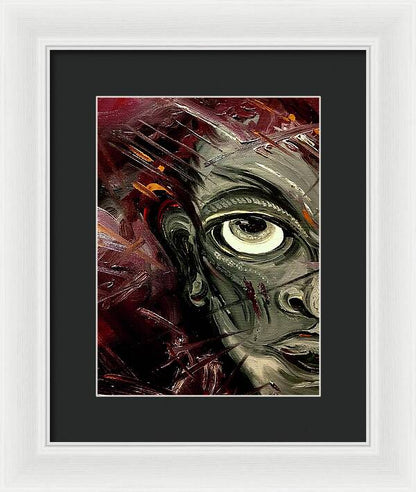 Boy Hell Half - Framed Print