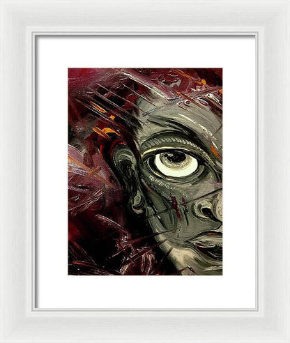 Boy Hell Half - Framed Print