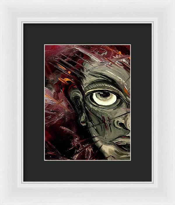 Boy Hell Half - Framed Print