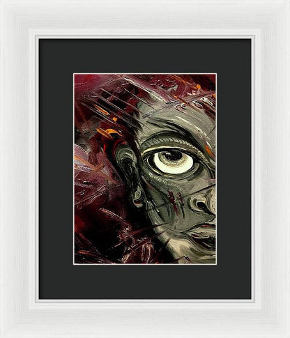 Boy Hell Half - Framed Print