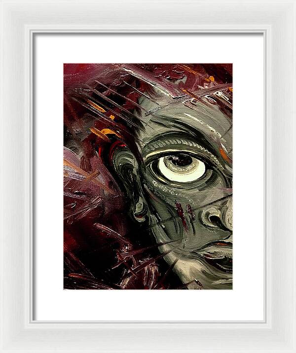 Boy Hell Half - Framed Print