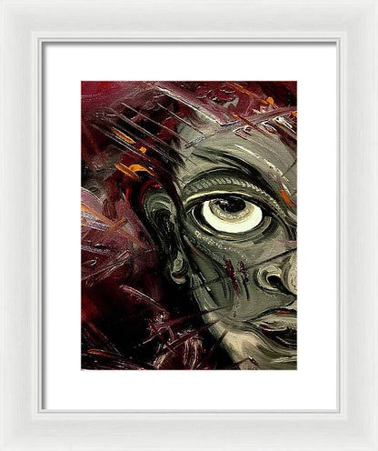 Boy Hell Half - Framed Print