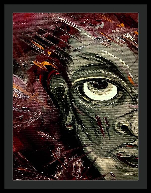 Boy Hell Half - Framed Print