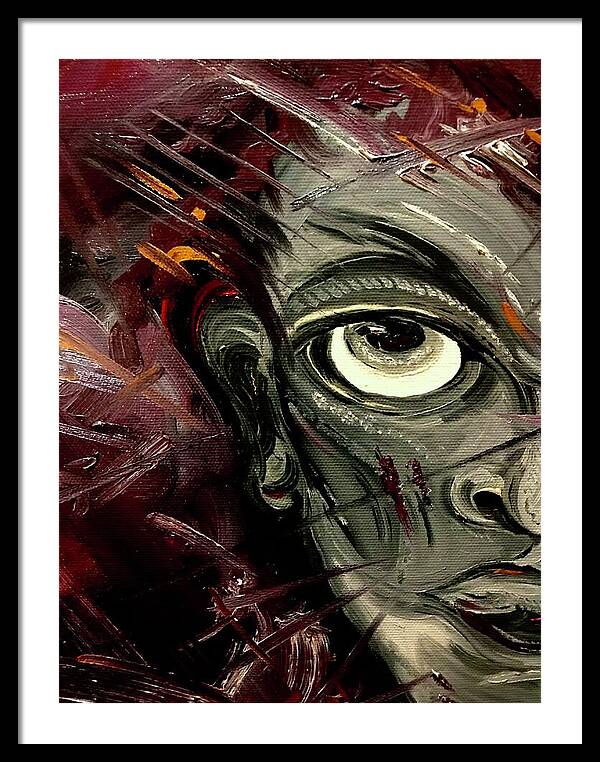 Boy Hell Half - Framed Print