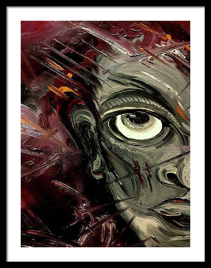 Boy Hell Half - Framed Print