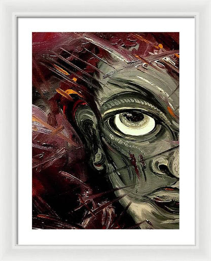 Boy Hell Half - Framed Print